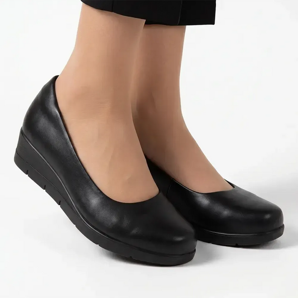 Soft Style by Hush Puppies Hotaru Wedge - Black