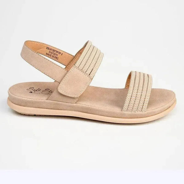 Soft Style by Hush Puppies Irene Strap Sandals - Taupe