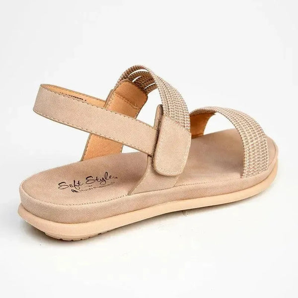 Soft Style by Hush Puppies Irene Strap Sandals - Taupe