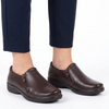 Soft Style by Hush Puppies Jillian Flat Court Walker - Chocolate
