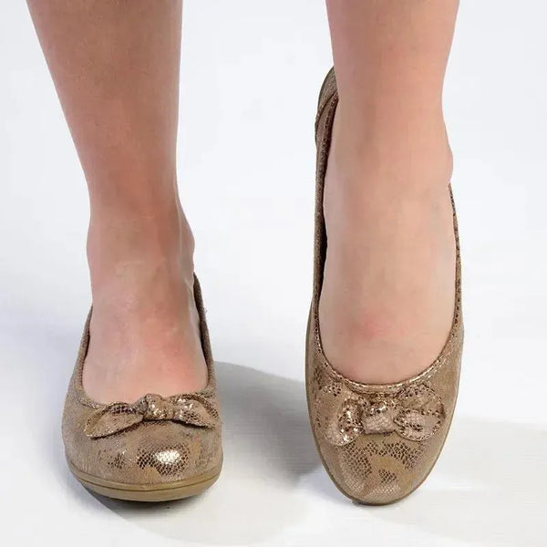 Soft Style by Hush Puppies Kalina Pump - Reptile Bronze