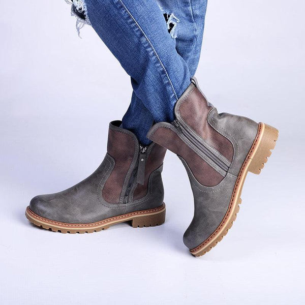 Soft Style by Hush Puppies Karinda Ankle Boot - Grey-Soft Style by Hush Puppies-Buy shoes online