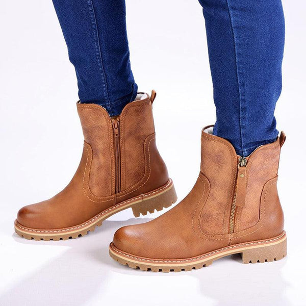 Soft Style by Hush Puppies Karinda Ankle Boot - Light Brown-Soft Style by Hush Puppies-Buy shoes online