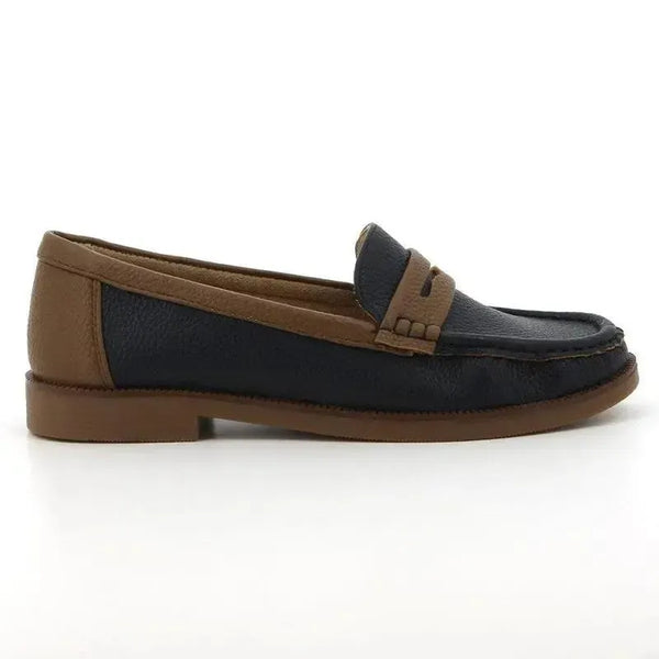 Soft Style by Hush Puppies Lamar Loafer With Saddle - Navy