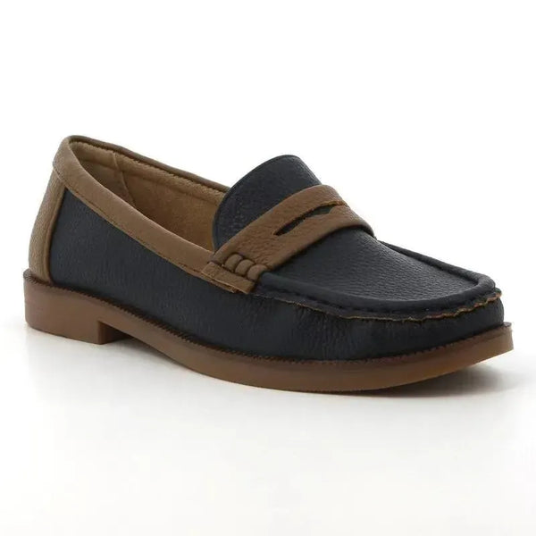 Soft Style by Hush Puppies Lamar Loafer With Saddle - Navy
