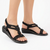 Soft Style by Hush Puppies Nakia Wedge Sandal - Black