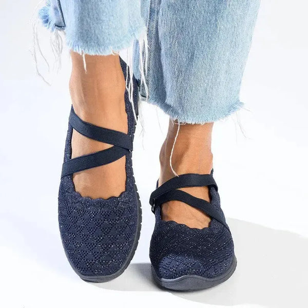 Soft Style by Hush Puppies Nalini Melange Sneaker - Navy