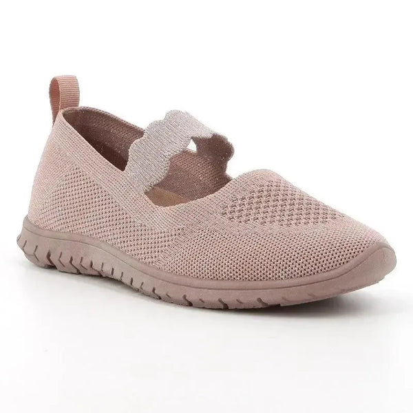 Soft Style by Hush Puppies Nan MJ Lurex Sneaker - Dusty Pink