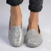 Soft Style by Hush Puppies Nan Slip-on Shimmer Loafer - Silver