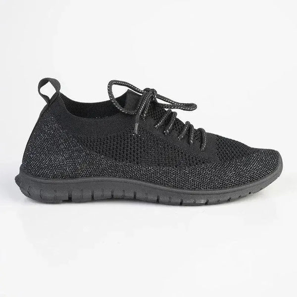 Soft Style by Hush Puppies Nansen Lurex Sneaker - Black
