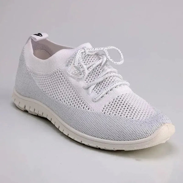 Soft Style by Hush Puppies Nansen Lurex Sneaker - White