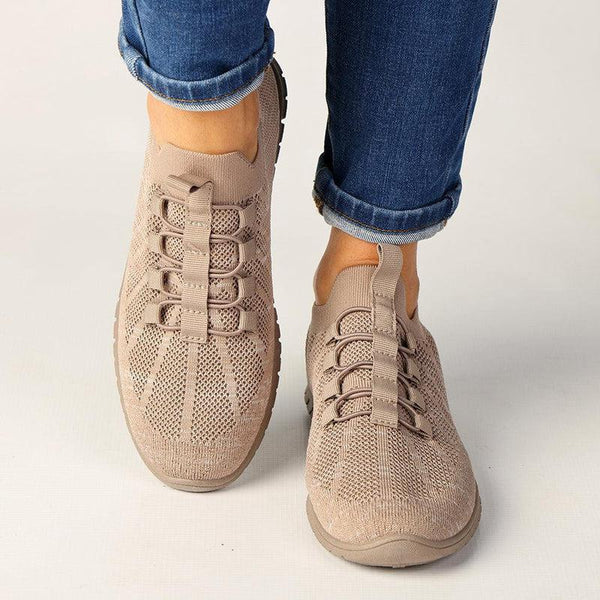 Soft Style by Hush Puppies Nansia Fashion Sneaker - Taupe-Soft Style by Hush Puppies-Buy shoes online