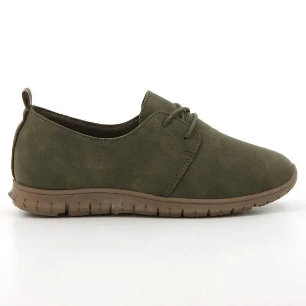 Soft Style by Hush Puppies Narissa Nubuck Sneaker - Khaki
