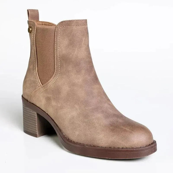 Soft Style by Hush Puppies Owen Gusset Ankle Boot - Taupe
