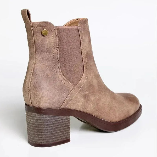 Soft Style by Hush Puppies Owen Gusset Ankle Boot - Taupe