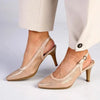 Soft Style by Hush Puppies Phoebe Crackle Court Heel - Blush