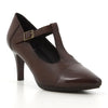 Soft Style by Hush Puppies Phoenix Court Heel - Chocolate