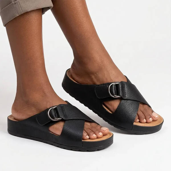 Soft Style by Hush Puppies Tanika Sandals - Black