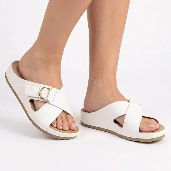 Soft Style by Hush Puppies Tanika Sandals - White