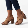 Soft Style by Hush Puppies Tharin Block Sandal Heel - Taupe