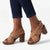 Soft Style by Hush Puppies Tharin Block Sandal Heel - Taupe