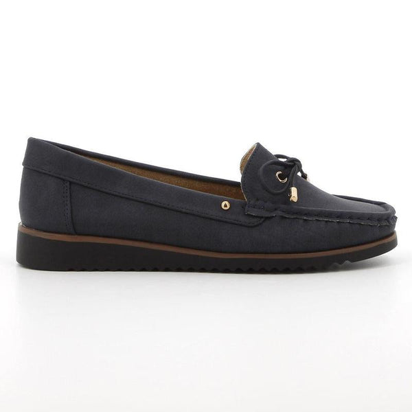 Soft Style by Hush Puppies Tony Nubuck Loafer - Navy-Soft Style by Hush Puppies-Buy shoes online