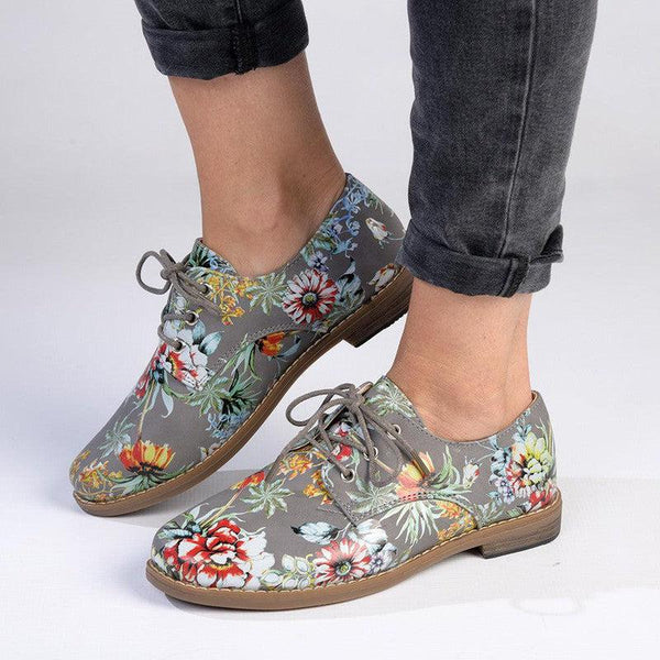 Soft Style by Hush Puppies Tyler Floral - Grey-Soft Style by Hush Puppies-Buy shoes online