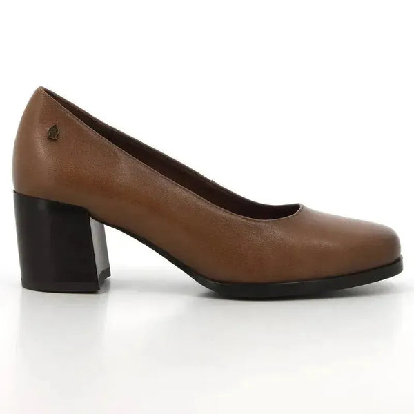 Soft Style by Hush Puppies Vitalia Block Heel Court - Cognac