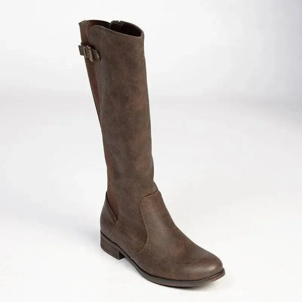 Soft Style by Hush Puppies Yaema Rider Boot - Chocolate