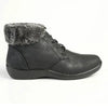 Soft Style by Hush Puppies Yuina Fur Collar Ankle Boot - Black