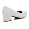 Soft Style by Hush Puppy Fynn Block Heel Court - White