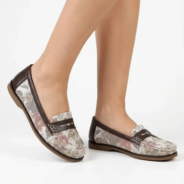 Soft style by Hush Puppies Jamala Floral Loafer - Natural Floral