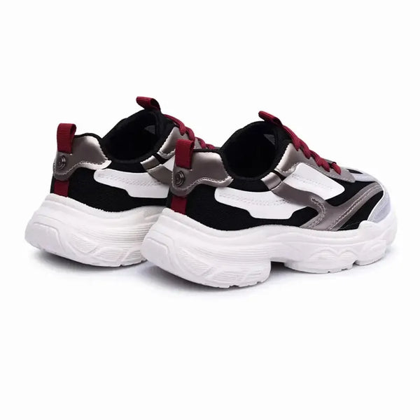 Soviet K Hilton Kids Sneaker - Black/Silver/Pewter