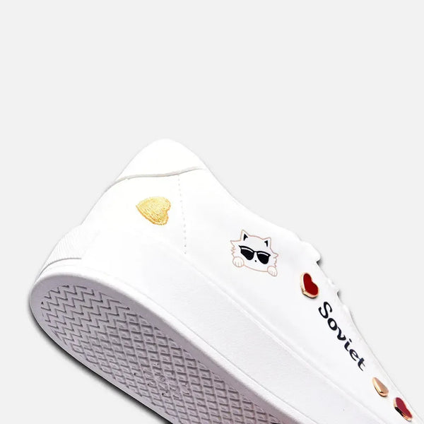 Soviet L Aria Casual Sneaker - White