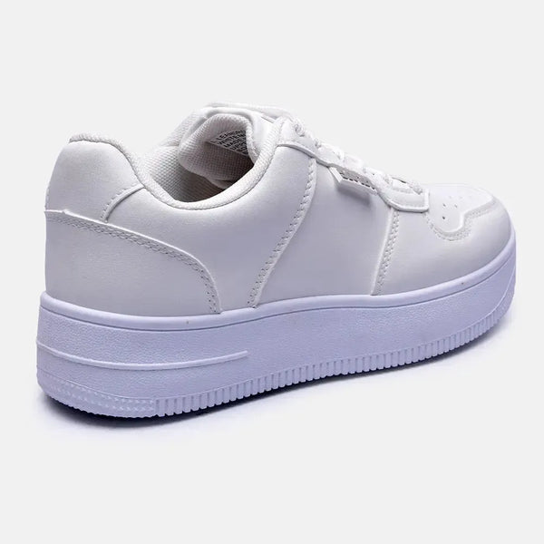Soviet L Leandro Lace Up Sneaker - White Mono