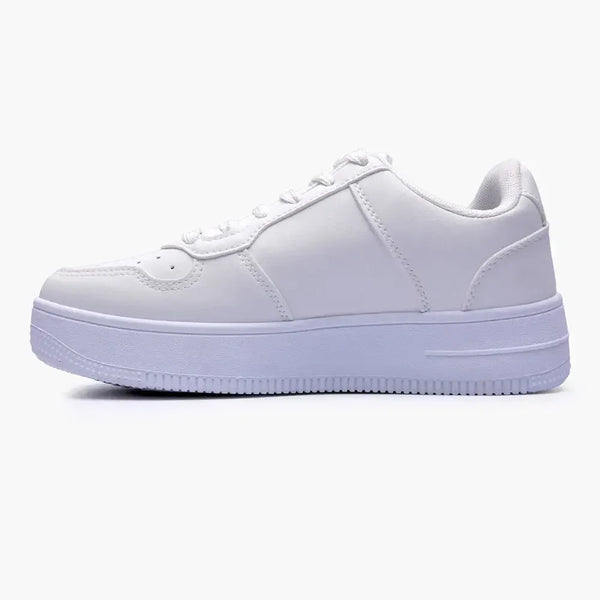 Soviet L Leandro Lace Up Sneaker - White Mono