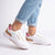 Soviet L Mahogany Casual Sneaker - White Pink