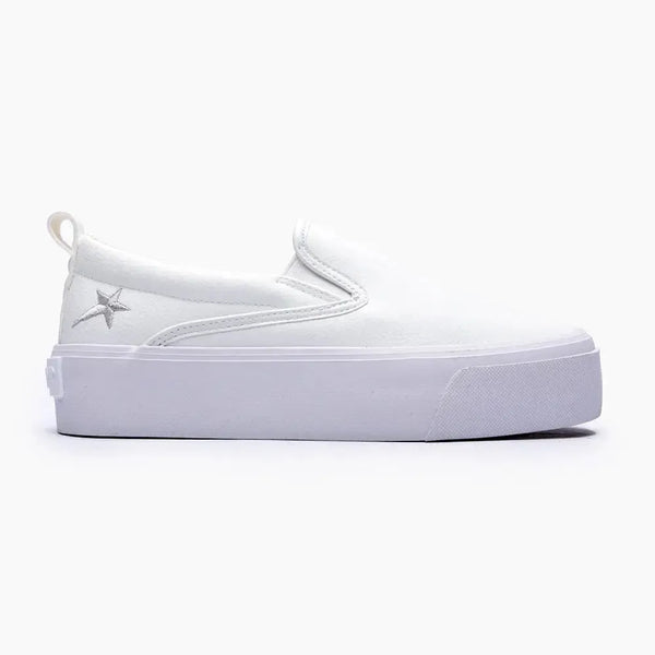 Soviet L Monroe Slip-On Platform Sneaker - White