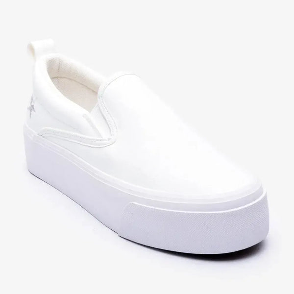 Soviet L Monroe Slip-On Platform Sneaker - White