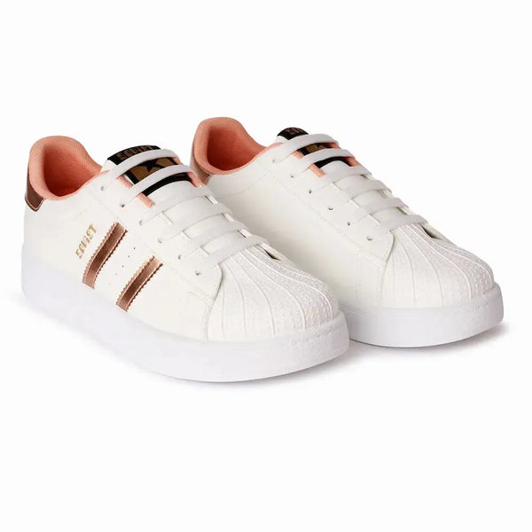 Soviet L Stargaze Casual Sneaker - White and Rose Gold