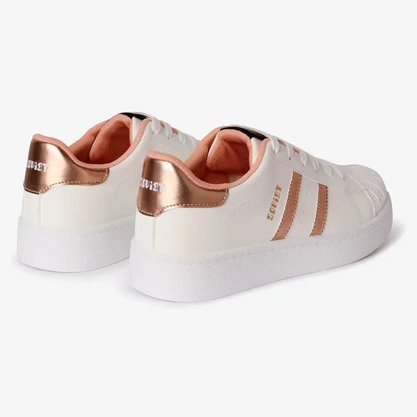 Soviet L Stargaze Casual Sneaker - White and Rose Gold