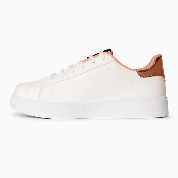 Soviet L Stargaze Casual Sneaker - White and Rose Gold