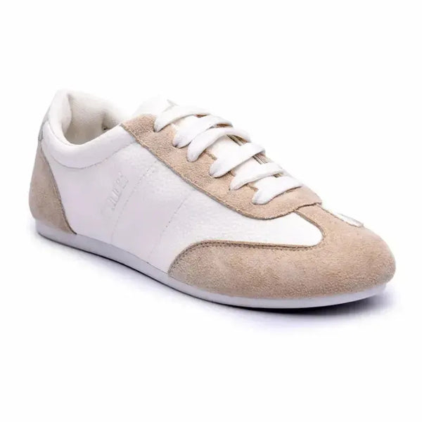 Soviet Ladies Bron S Lace Up Sneaker - White/Beige
