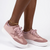 Soviet Ladies Paris Lace Up Sneaker - Pink
