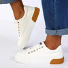 Soviet Ladies Taurus Lace Up Sneaker - White