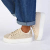 Soviet Thiago Diamond Sneaker - Nude/Gold