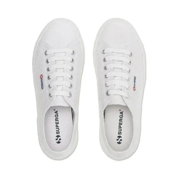 Superga Classic Platform Canvas 2740 Sneaker - White