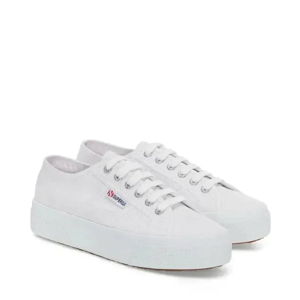 Superga Classic Platform Canvas 2740 Sneaker - White