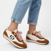 Superga Luna Jogger Sneaker - Beige/Choc/Pink