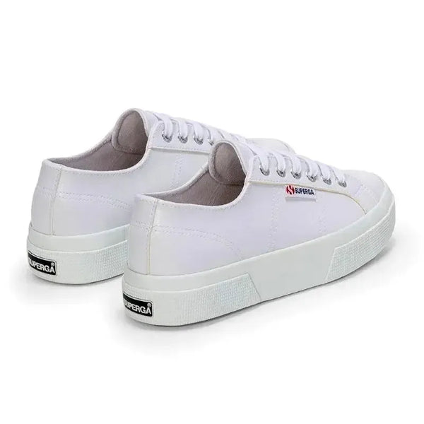 Superga Vegan Leather 2740 Platform Sneaker - White